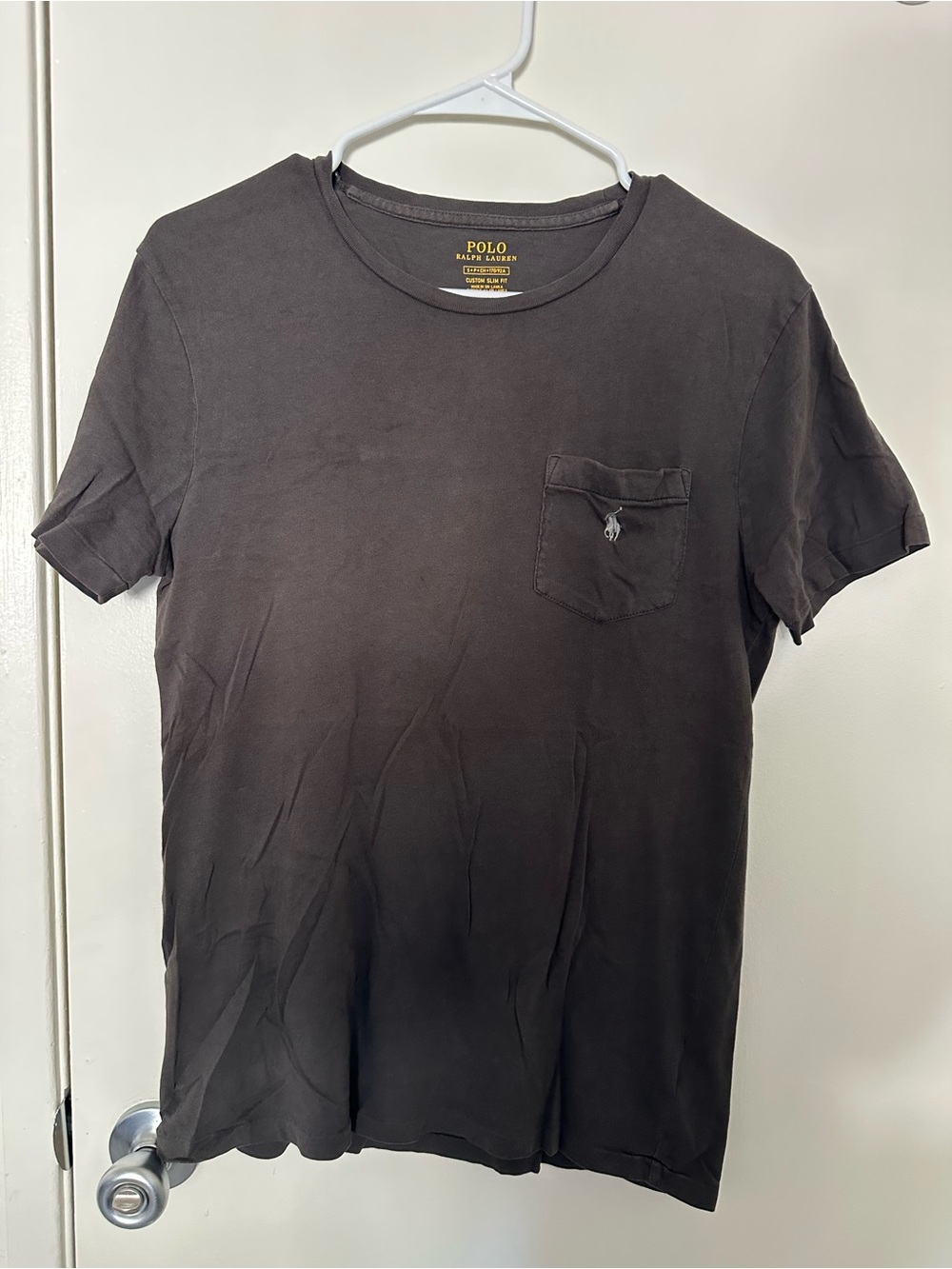 Polo by Ralph Lauren Men’s grey Short Sleeve Pocket Tee